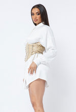 Load image into Gallery viewer, PU Corset