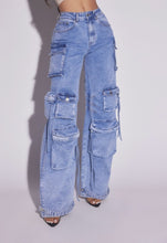 Load image into Gallery viewer, Lyra Cargo Jeans