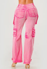 Load image into Gallery viewer, Kylie cargo jeans
