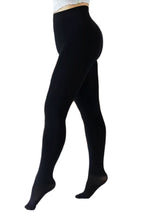 Load image into Gallery viewer, Lea Fleece-Lined Pantyhose
