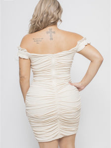 Anne Plus Size Dress-Ivory