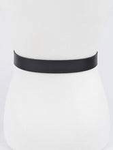 Load image into Gallery viewer, Shay Rhinestone Buckle Belt- Black