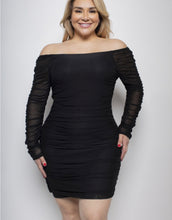 Load image into Gallery viewer, Mia Plus Size Dress-Black