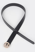 Load image into Gallery viewer, Shay Rhinestone Buckle Belt- Black